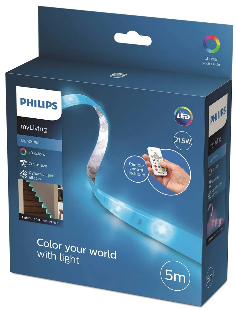 RIBAVALGUSTI PHILIPS 5M 17W RGB 260LM