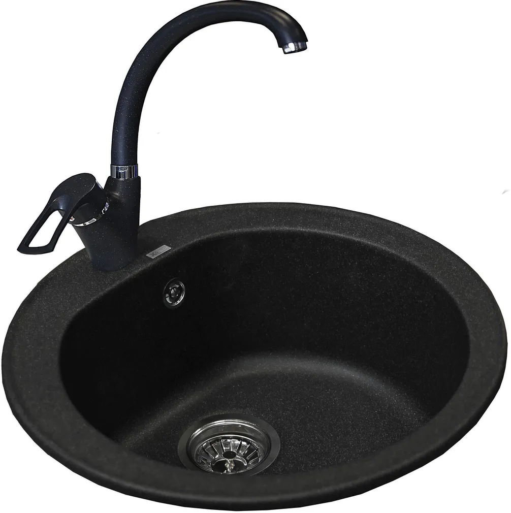 VALAMU JA SEGISTI KOMPLEKT AQUALINE GRANIIT MUST