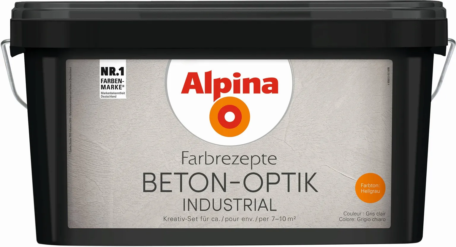 DEKORATIIVVÄRV ALPINA BETON-OPTIK SET 4L HELEHALL MATT