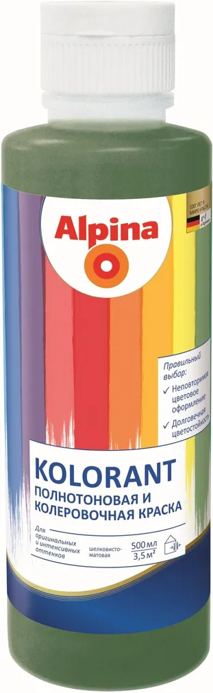 TOONVÄRV ALPINA KOLORANT FARNGRUEN 500ML