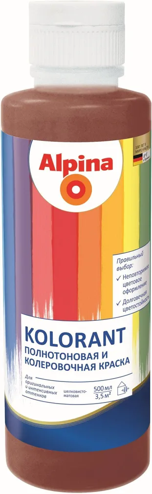 TOONVÄRV ALPINA KOLORANT ROTBRAUN 500ML