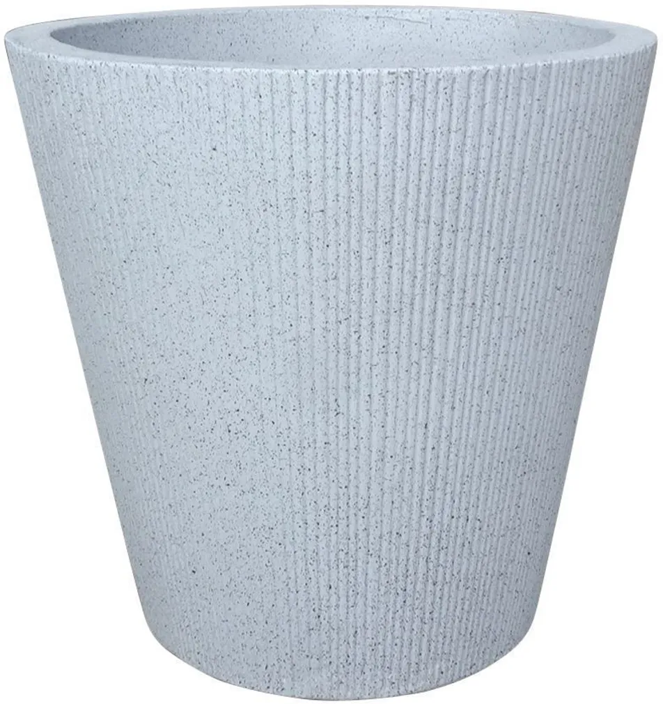 ÜMBRISPOTT KERAAMILINE 30X30X37CM NATURAALNE HALL