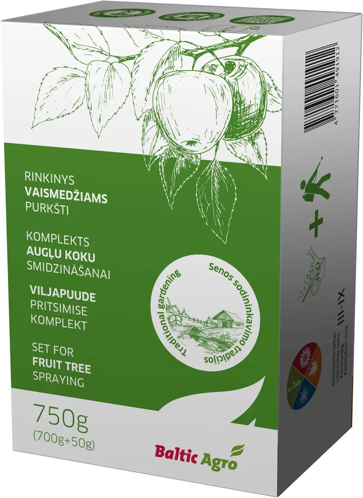 VILJAPUUDE PRITSIMISE KOMPLEKT BALTIC ARGO 750G