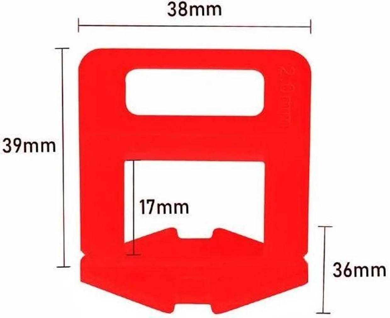 PLAATIMISANKUR 2MM 3-15MM 100 TK PAKIS 