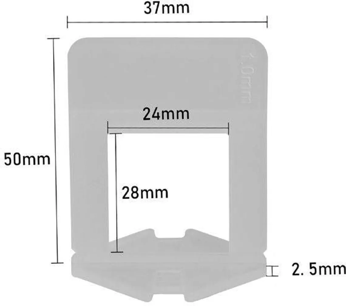PLAATIMISANKUR 1MM 15-25MM 100 TK PAKIS