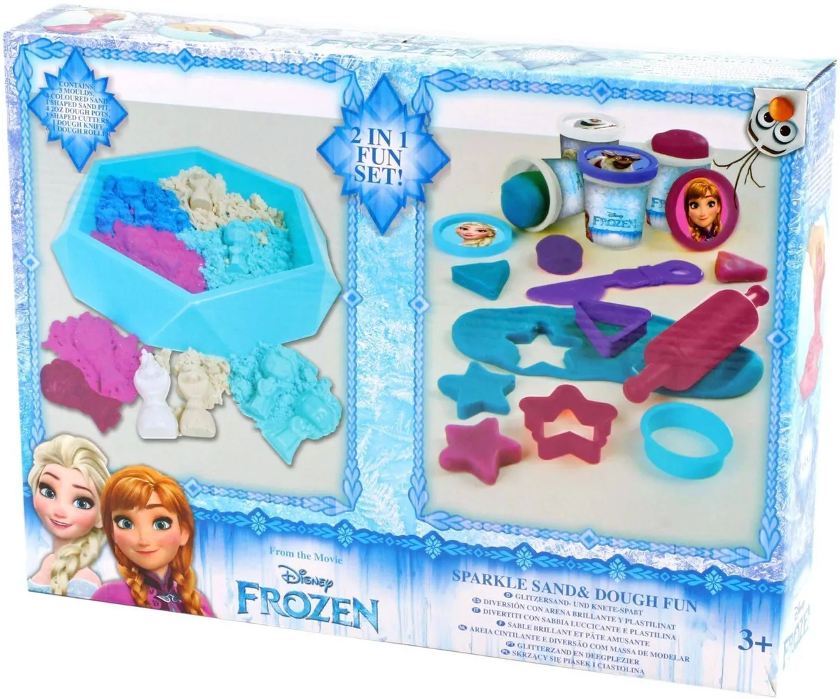 MÄNGUKOMPLEKT VOOLIMISMASS & VOOLIMILIIV DISNEY FROZEN
