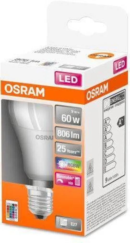 LED LAMP OSRAM 9W E27 A60 806LM 2700K PULT