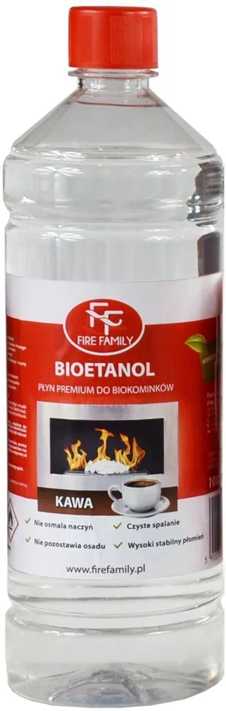 BIOETANOOL KAMINATELE FIREFAMILY 1L KOHVI
