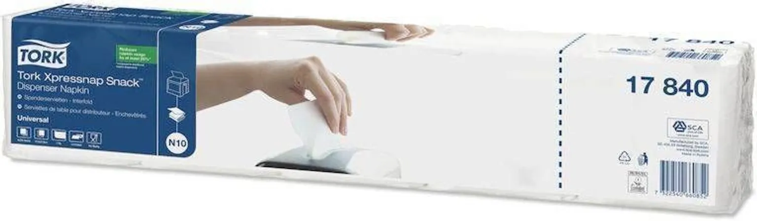 SALVRÄTT TORK XPRESSNAP SNACK N10 1-KIHILINE 225TK PAKIS