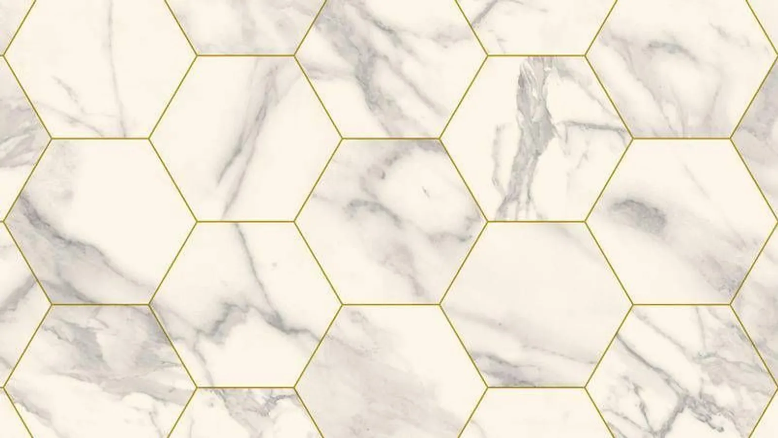 PVC KATE 2M ICONIK 260D MARBLE BIANCO HEXA GOLD