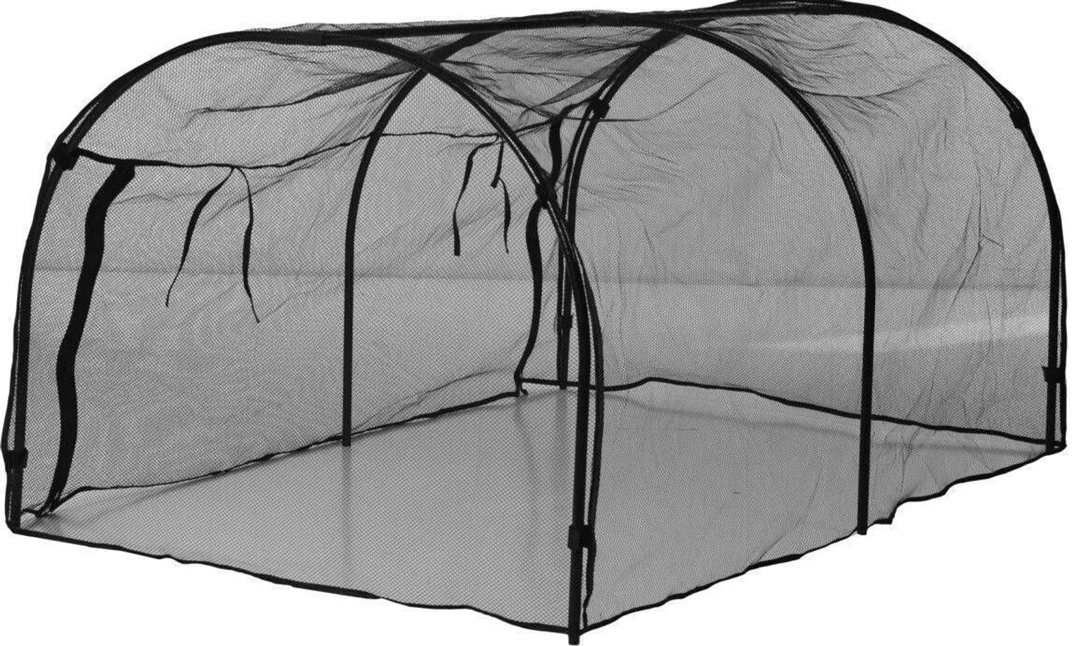 KASVUHOONE PROGARDEN 120X80X60CM MUSTA VÕRGUGA