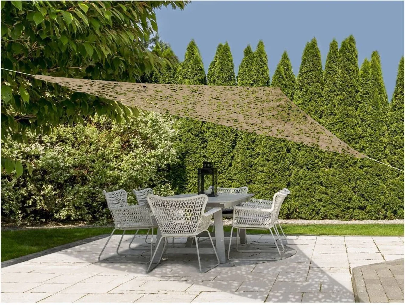 VARIKATUS AMBIANCE 3,6X3,6X3,6M PRUUN