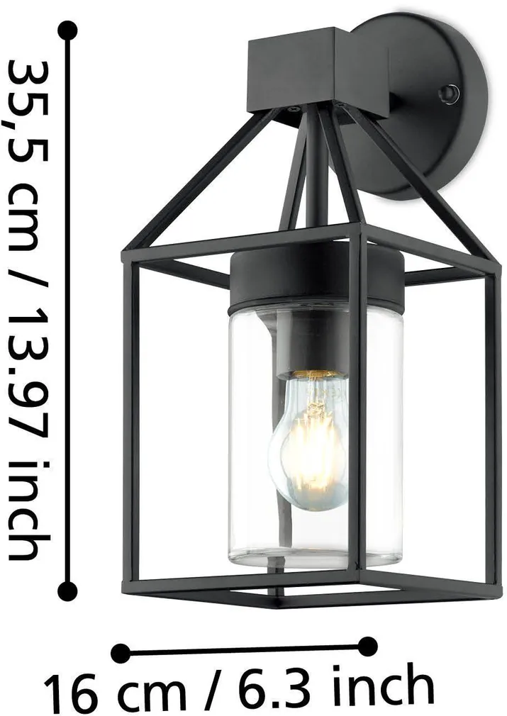 AIAVALGUSTI EGLO TRECATE E27 1X60W SEIN IP44