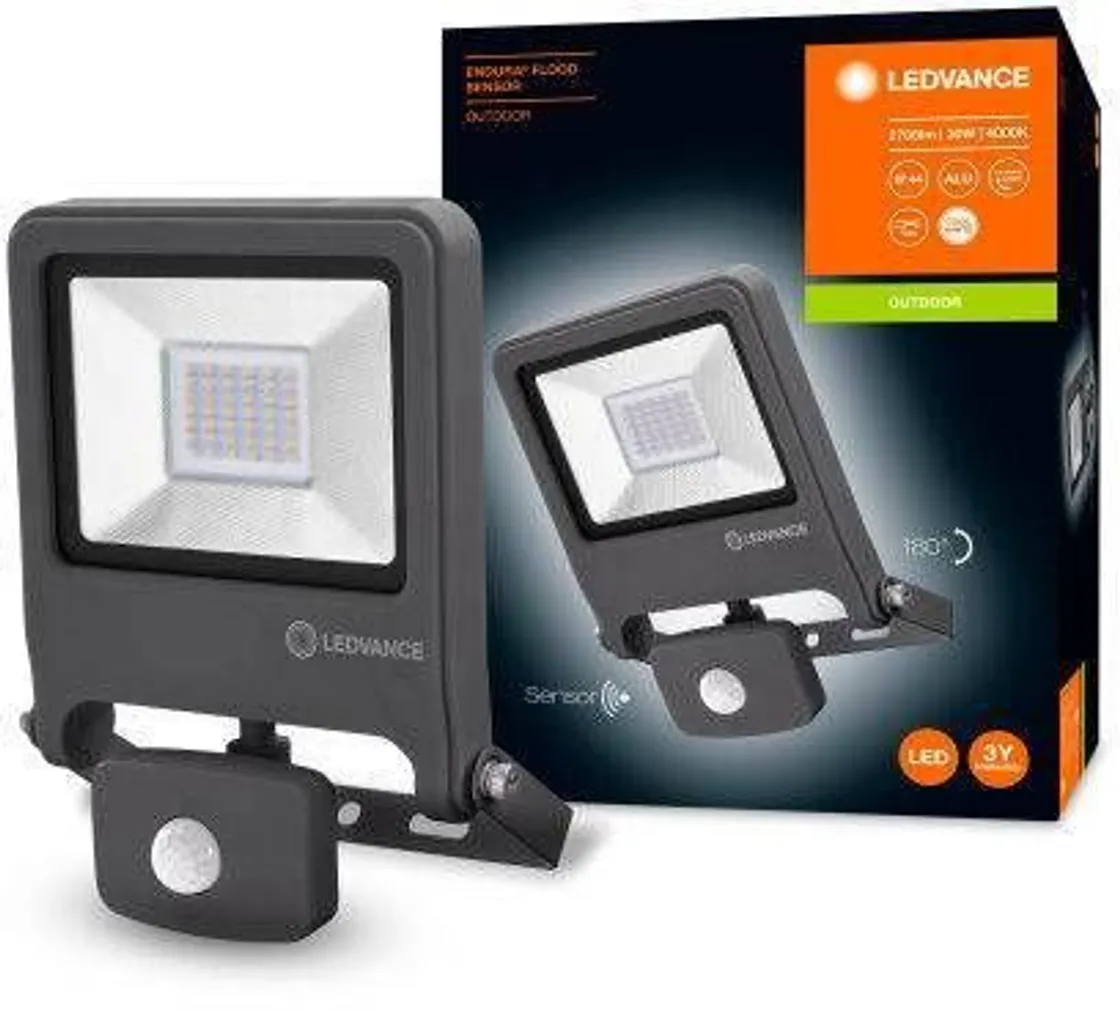 PROŽEKTOR LEDVANCE LED ENDURA FLOOD SENSOR 30W 840 DG
