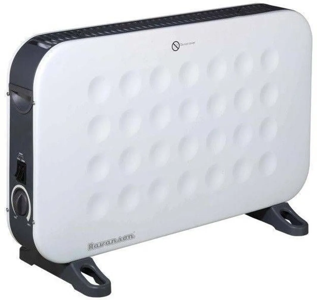 KONVEKTOR RAVANSON CH-9000B 750/1250/2000W TERMOSTAAT VALGE