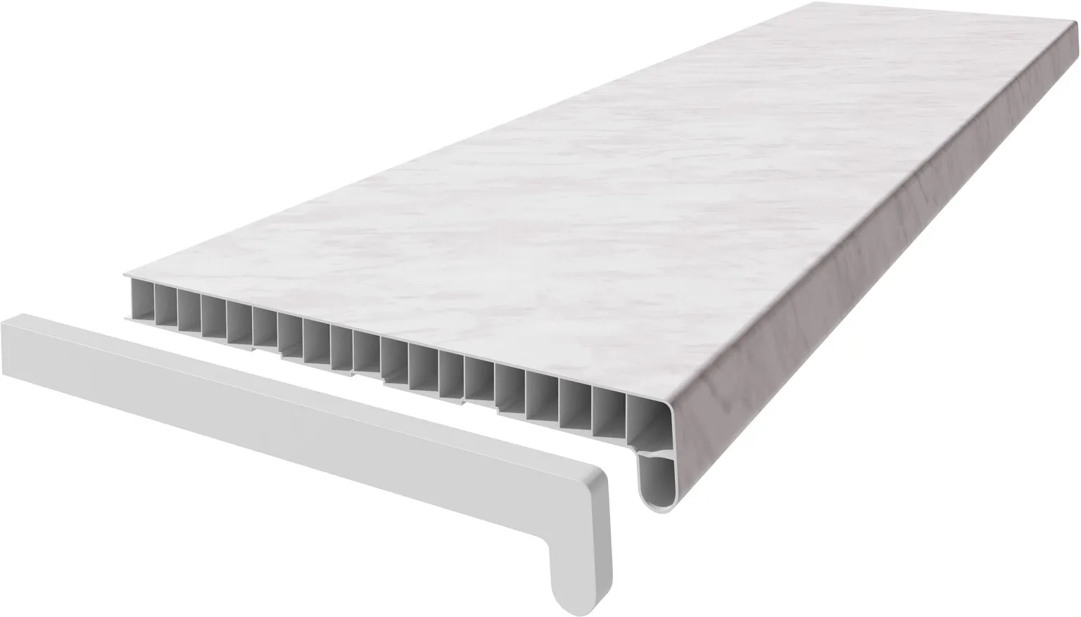 AKANALAUD VILO D PVC PWM 300 MARBLE 2M