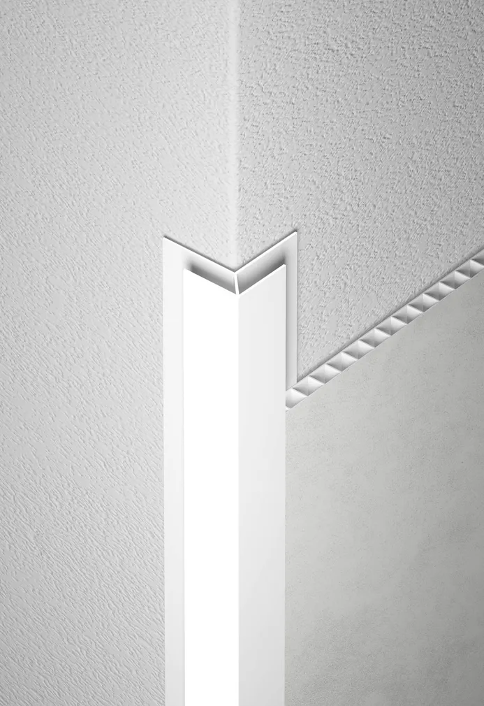 SEINAPANEELI VÄLISNURK VILO PVC WHITE 2,7M