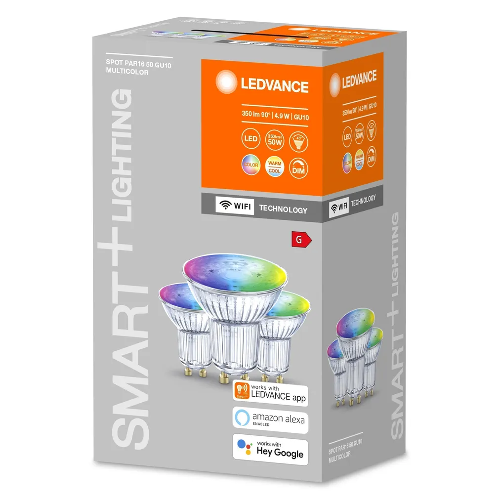 LED LAMP LEDVANCE SMART WIFI PAR16 5W 230V RGBW FR GU10