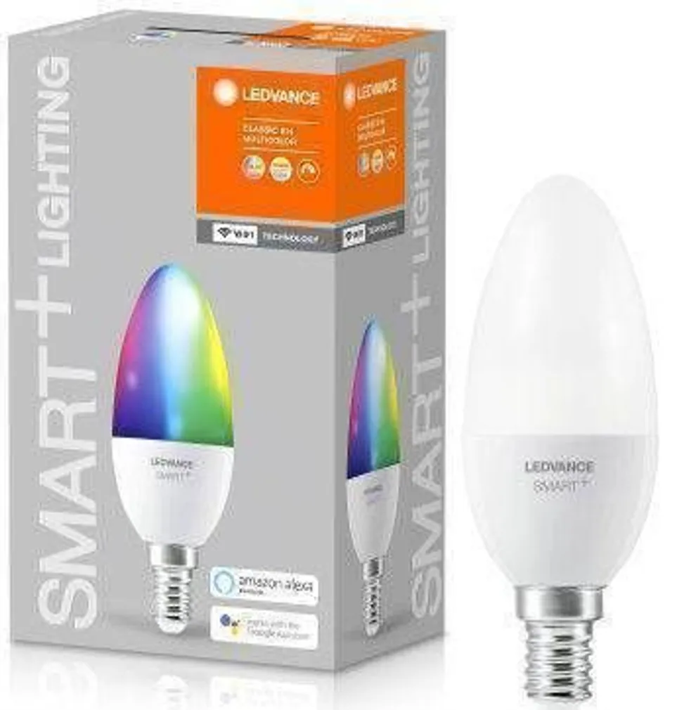 LED LAMP LEDVANCE SMART WIFI B40 5W 230V RGBW FR E14