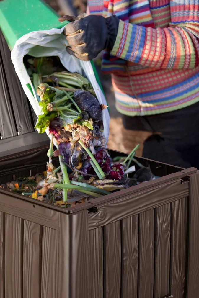 KOMPOSTER KETER ALUSEGA 340L PRUUN