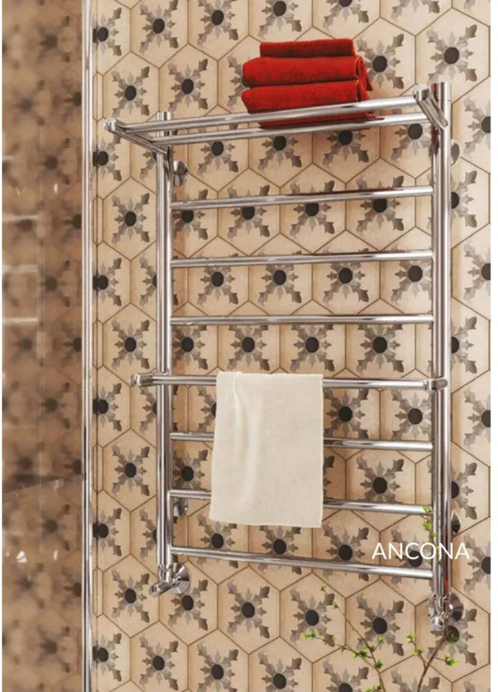 KÄTERÄTIKUIVATI TERMINUS ANCONA K/T.VESI RV.TERAS 532X800MM 1/2" 228W