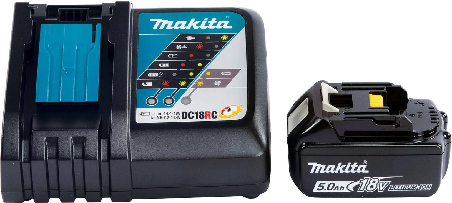 AKU STARDICOMBO MAKITA 191B51-7 18V, 5,0AH JA KIIRLAADIJA