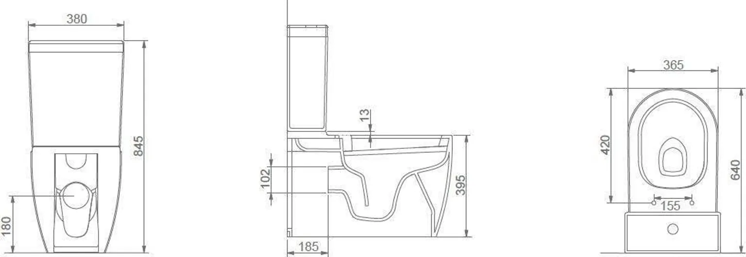 WC-POTI ISTEOSA SERAMIKSAN OCEAN PLUS UNIVERSAALNE ÄRAJOOKS