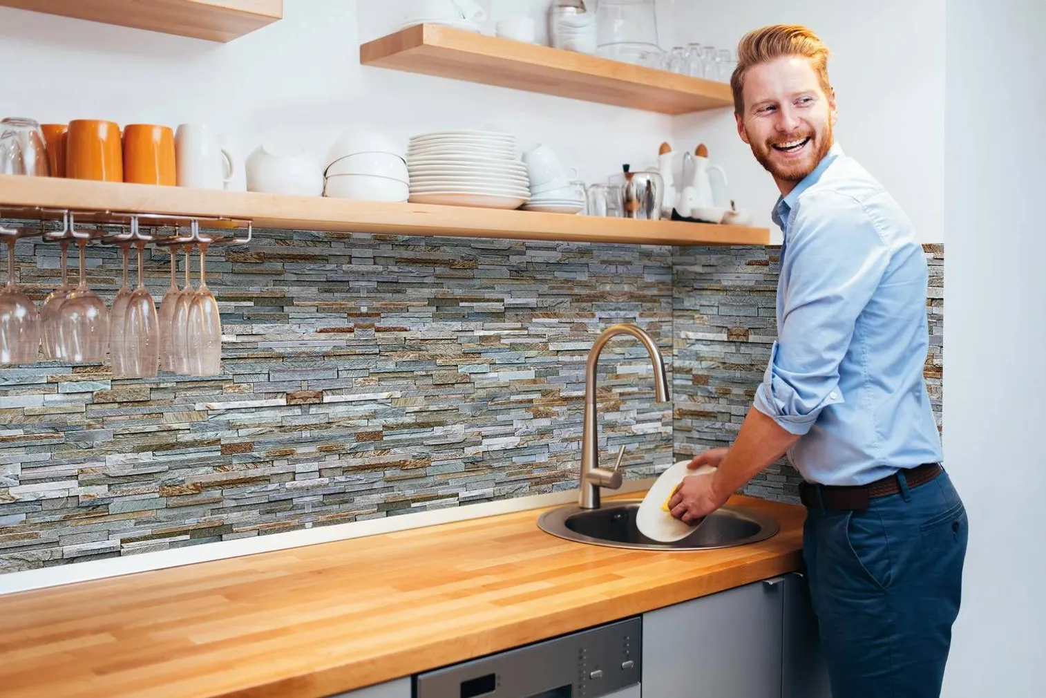 SEINAKATE D-C-FIX NIISKUSKINDEL STONE WALL GRAU 67,5CMX4M