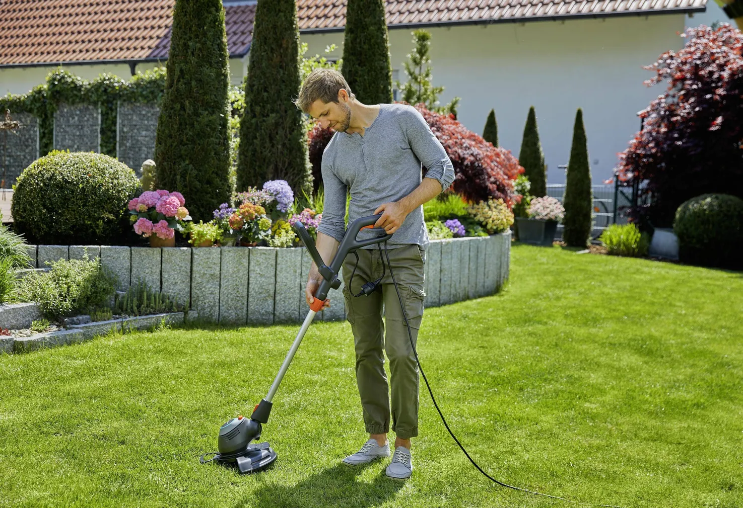 ELEKTRILINE MURUTRIMMER GARDENA POWERCUT 650/28