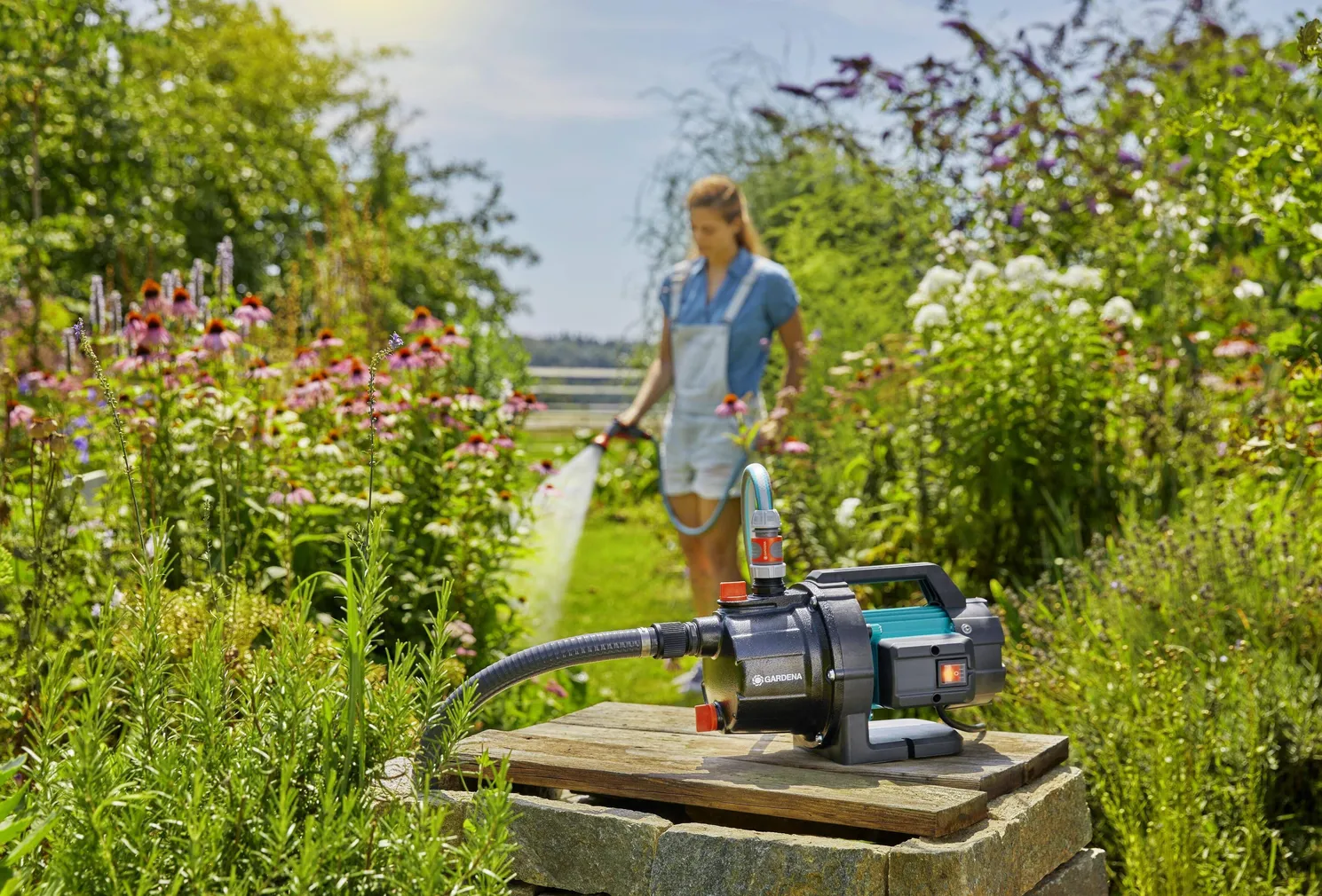 KASTMISPUMP GARDENA 3600/4 800W 3600L/H 7/40M