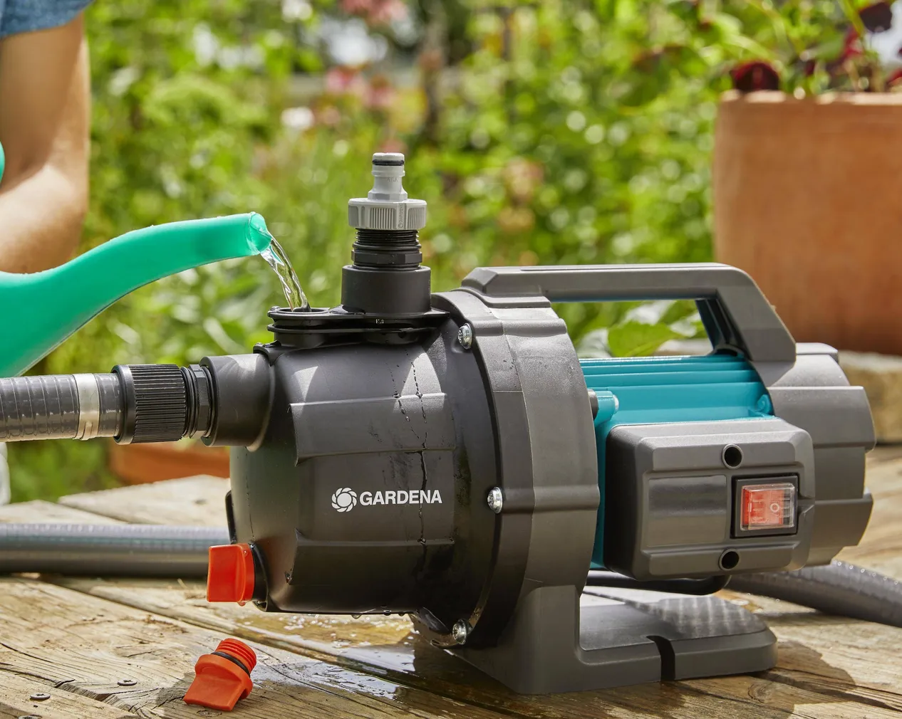 KASTMISPUMP GARDENA 3000/4 600W 3000L/H 7/36M