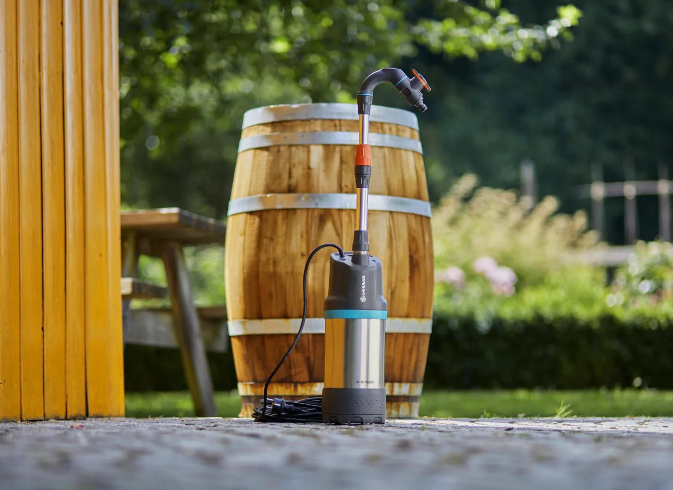 VIHMAVEEPAAGI PUMP GARDENA 4700/2 INOX, AUTOMAATNE