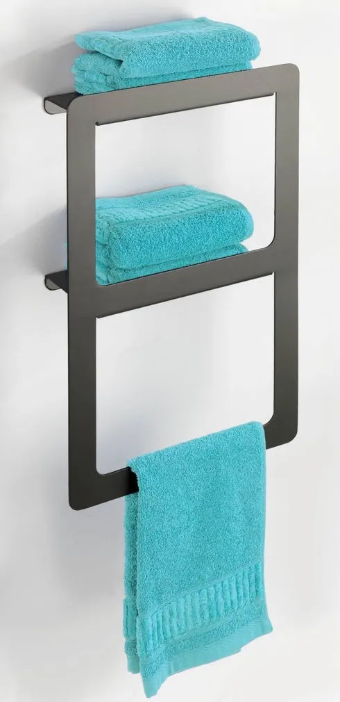 KÄTERÄTIHOIDJA 2-SE RIIULIGA WENKO MONTELLA 27CM ANTRATSIIT