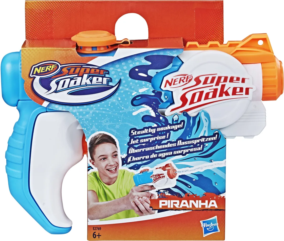 VEEPÜSTOL NERF SUPERSOAKER PIRANHA