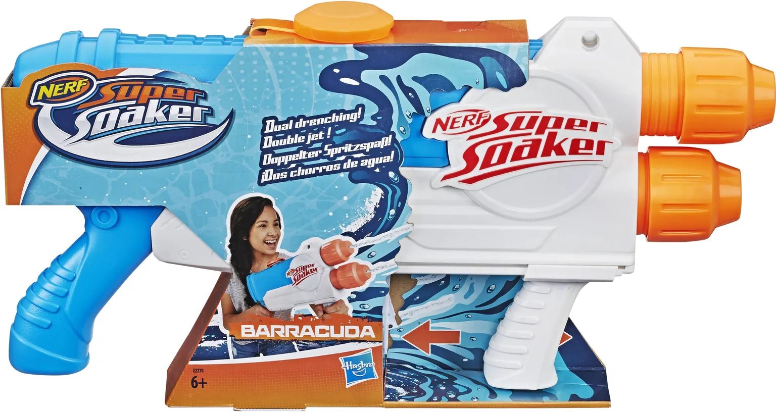 VEEPÜSTOL NERF SUPERSOAKER BARRACUDA