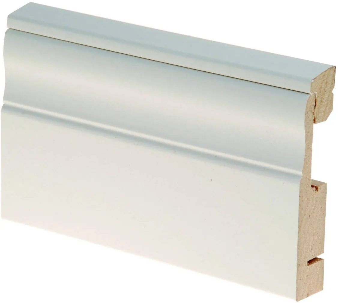 UKSEPIIRDELIIST NORDHOME MDF 19X90X2200MM KAABLI SÜVISEGA VALGE