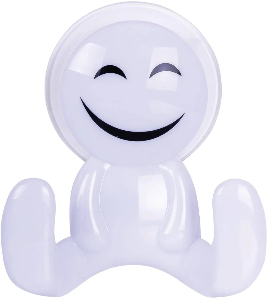 NAGI 2-NE RIDDER SMILEY VALGE VAAKUMKINNITUS