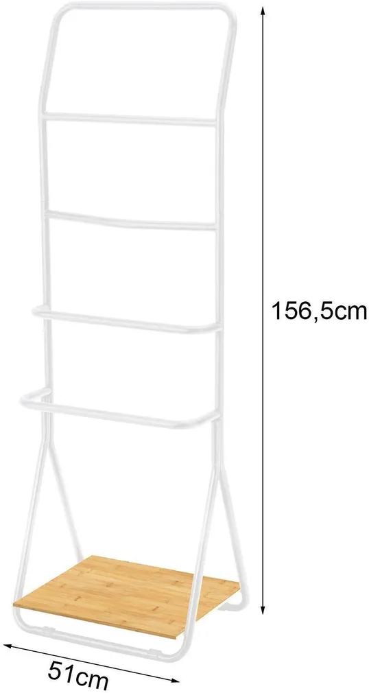 KÄTERÄTIHOIDJA WENKO VERONA 51X40X157CM METALL-BAMBUS