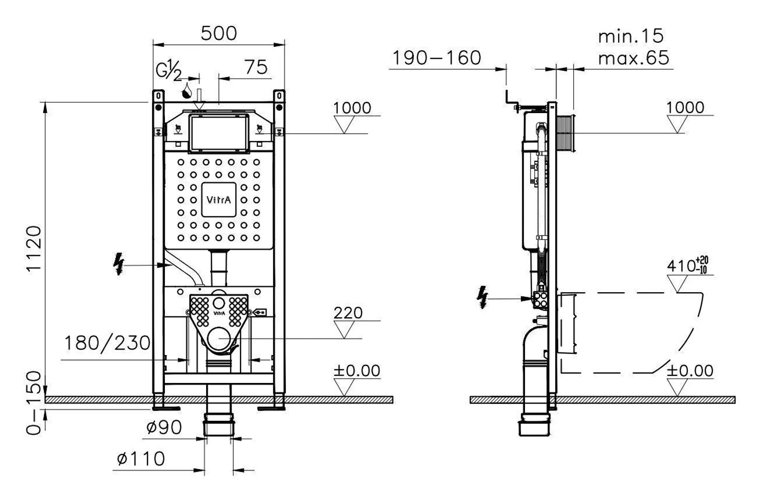 WC-RAAM SEINAPOTIGA VITRA S20 RIM-EX SC PRILL-LAUD