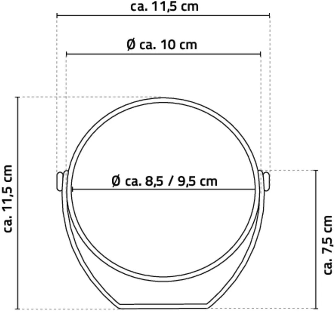 KOSMEETIKAPEEGEL RIDDER VANELLOPE KROOM