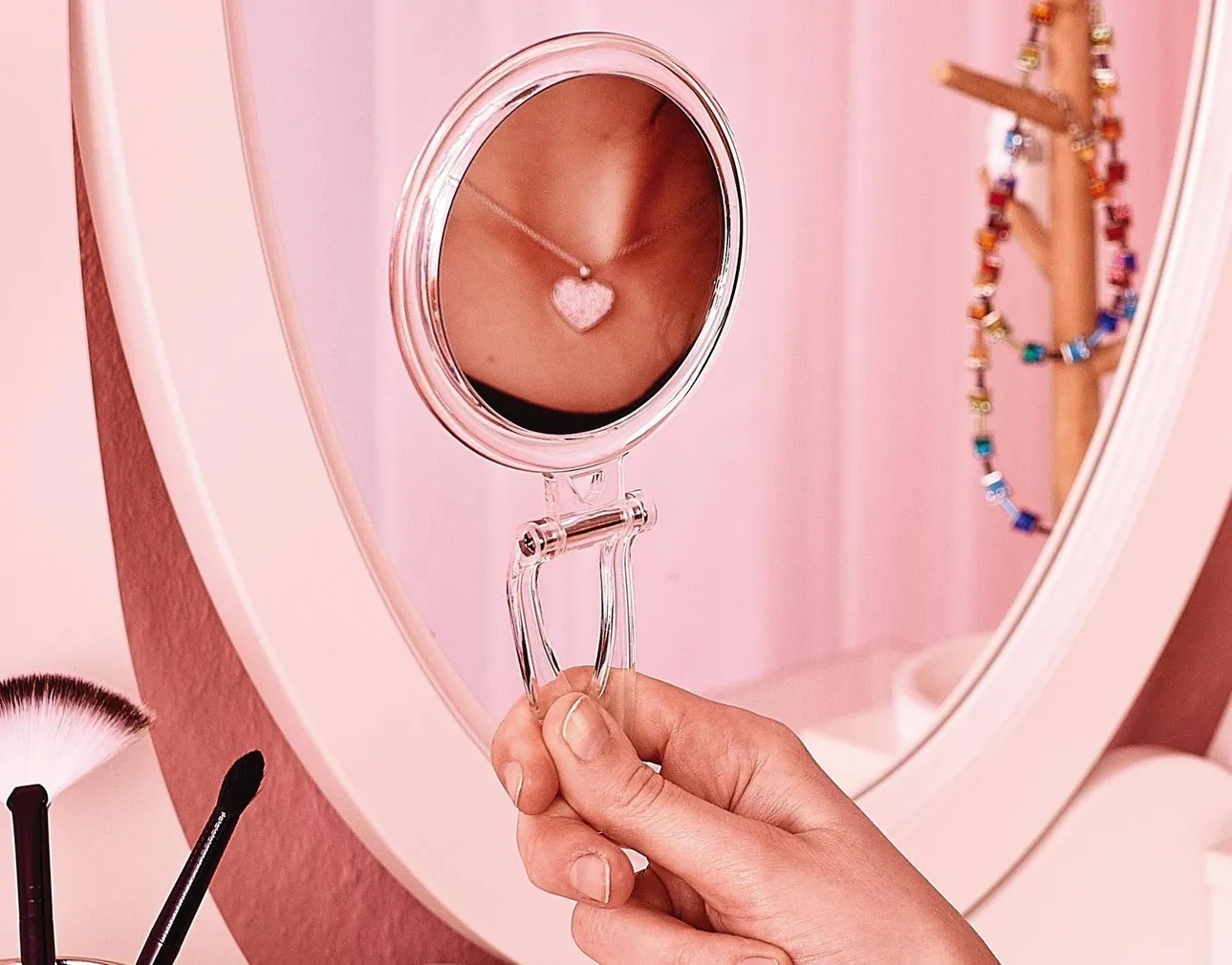 KOSMEETIKAPEEGEL RIDDER CRYSTA LÄBIPAISTEV