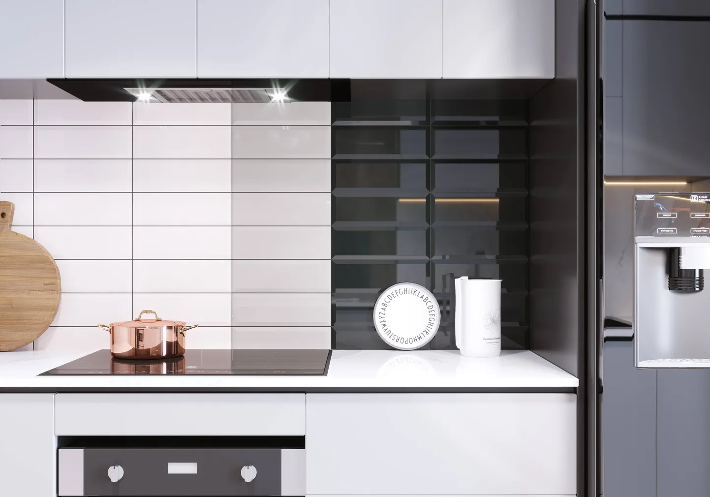 SEINAPLAAT GOLDEN TILE THE WALL WHITE RELJEEF GLOSSY 10X30CM 0,84M² PAKIS