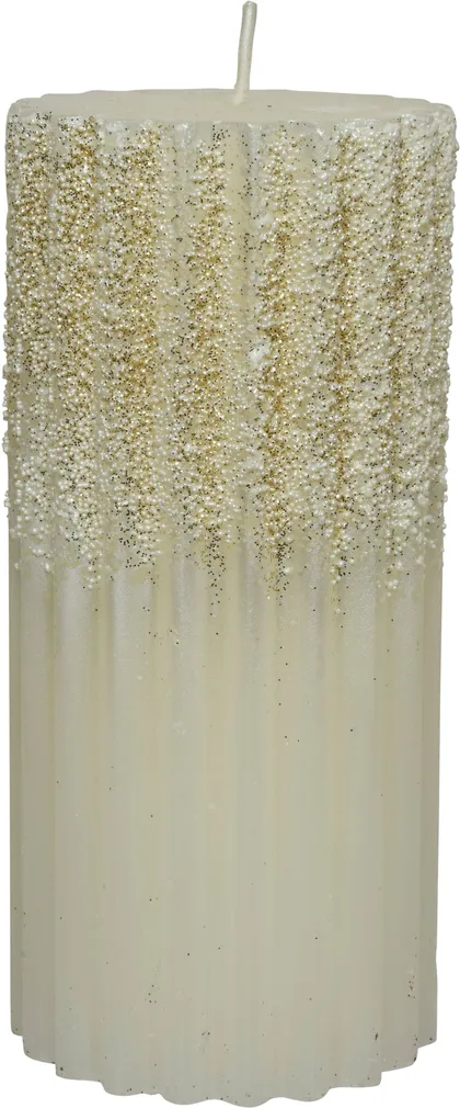 LAUAKÜÜNAL DECORIS Ø7X15CM VALGE, SÄRAGA