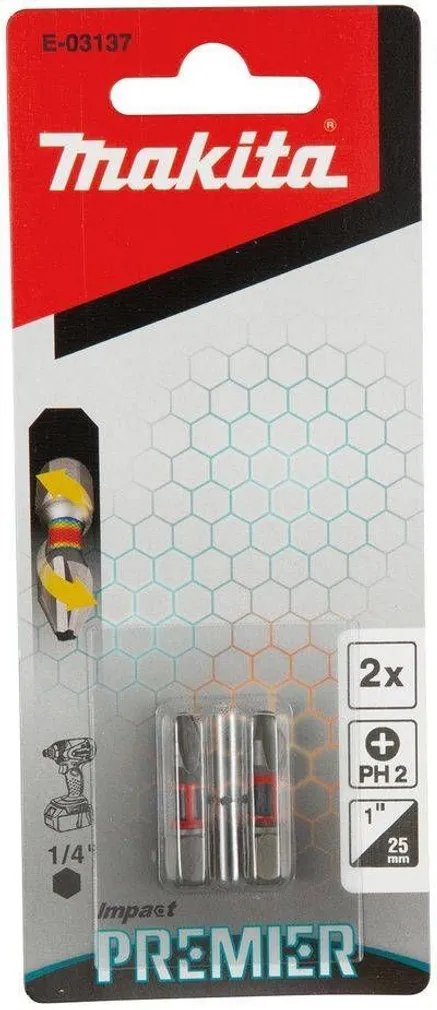 OTSIK MAKITA TORSION PH2 25MM, 2TK