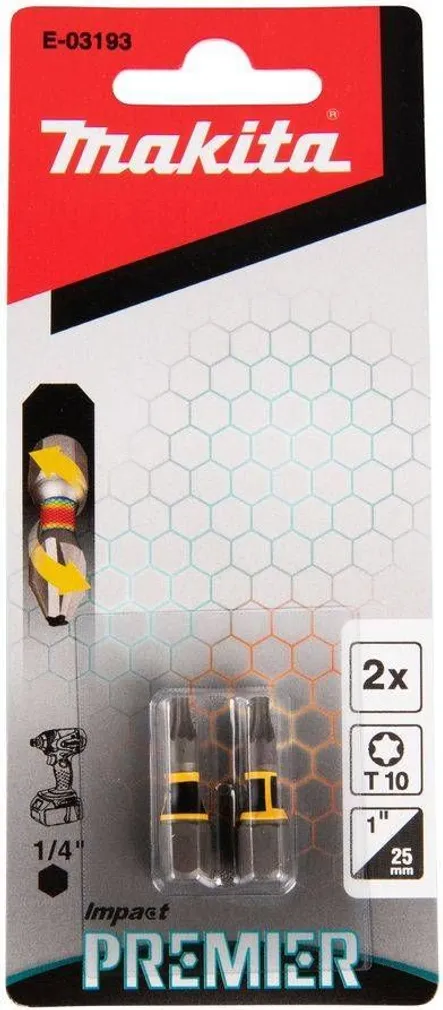 OTSIK MAKITA TORSION T10 25MM, 2TK