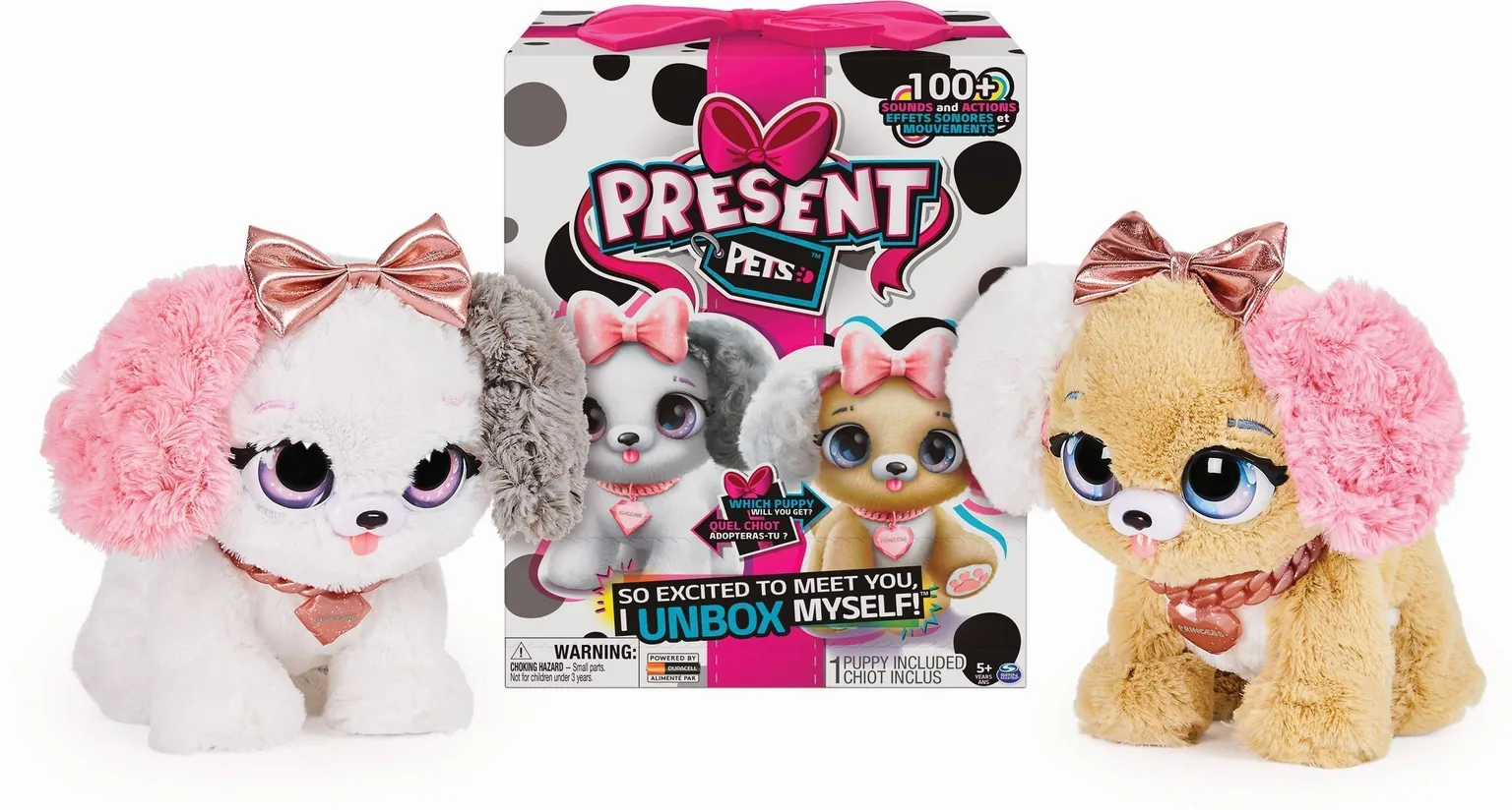 MÄNGUASI PRESENT PETS GLITTER PUPPY