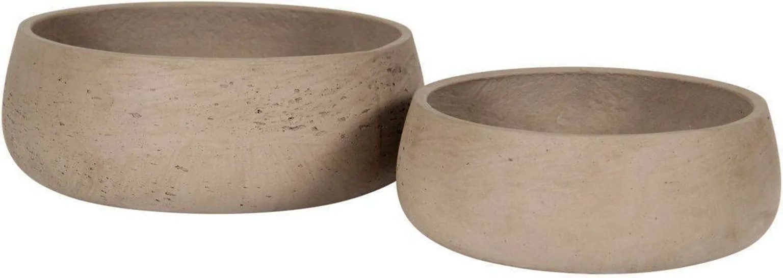 ÜMBRISPOTT RO CEMENT 29X29X11CM, PRUUN