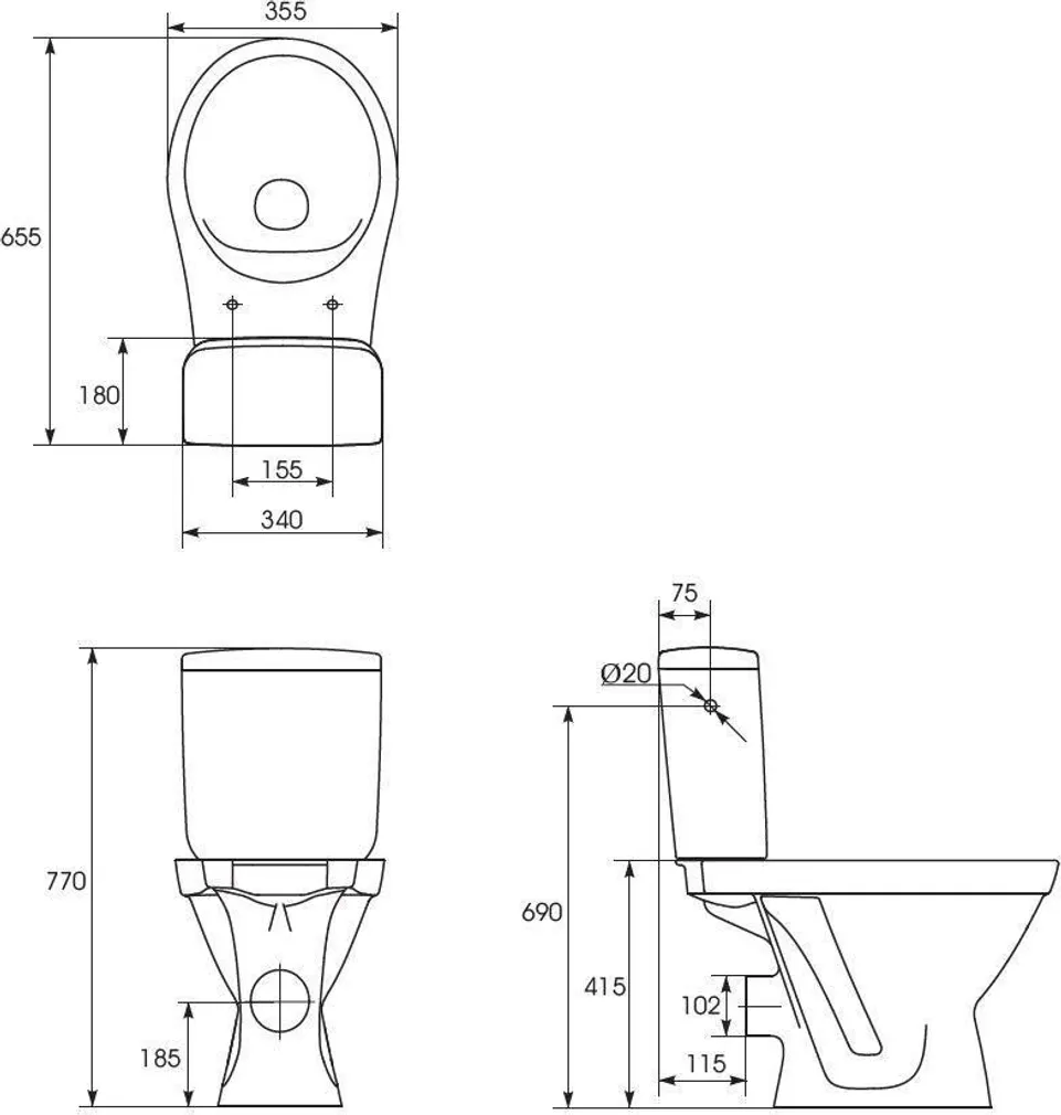 WC-POTT CERSANIT CERSANIA SIMPLE ON TAHAJOOKS SC PRILL-LAUD