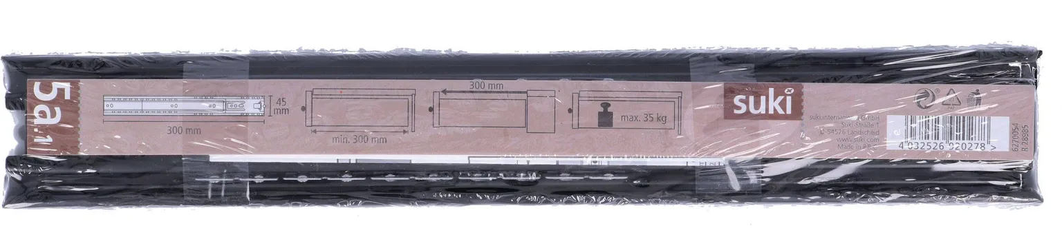 SAHTLISIINID SUKI LÕPUNI AVANEVAD 300MM MUST