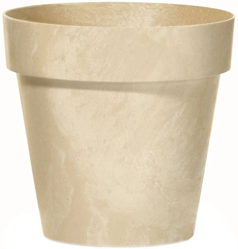 LILLEPOTT CREAM 30CM, KREEMJAS BETOONI IMITATSIOON